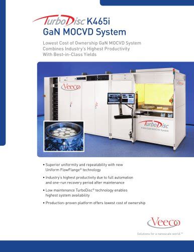 TurboDisc K465i GaN MOCVD Data Sheet .